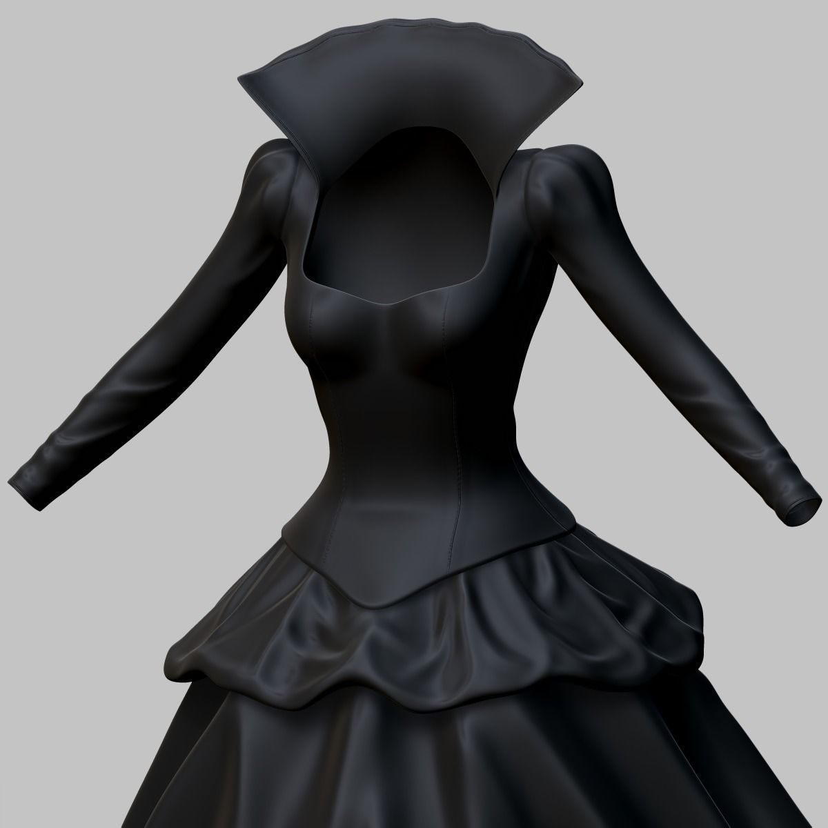 5 Victorian Gothic Dresses Collection _63