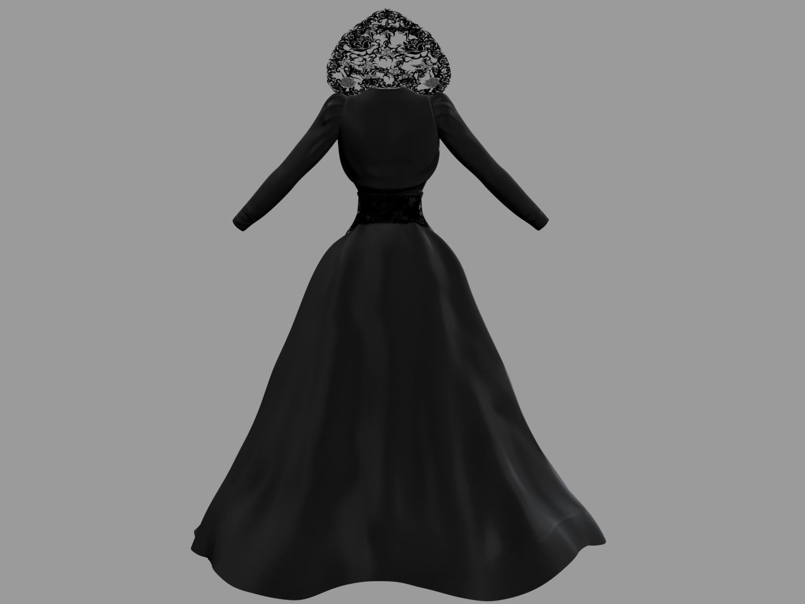 5 Victorian Gothic Dresses Collection _41