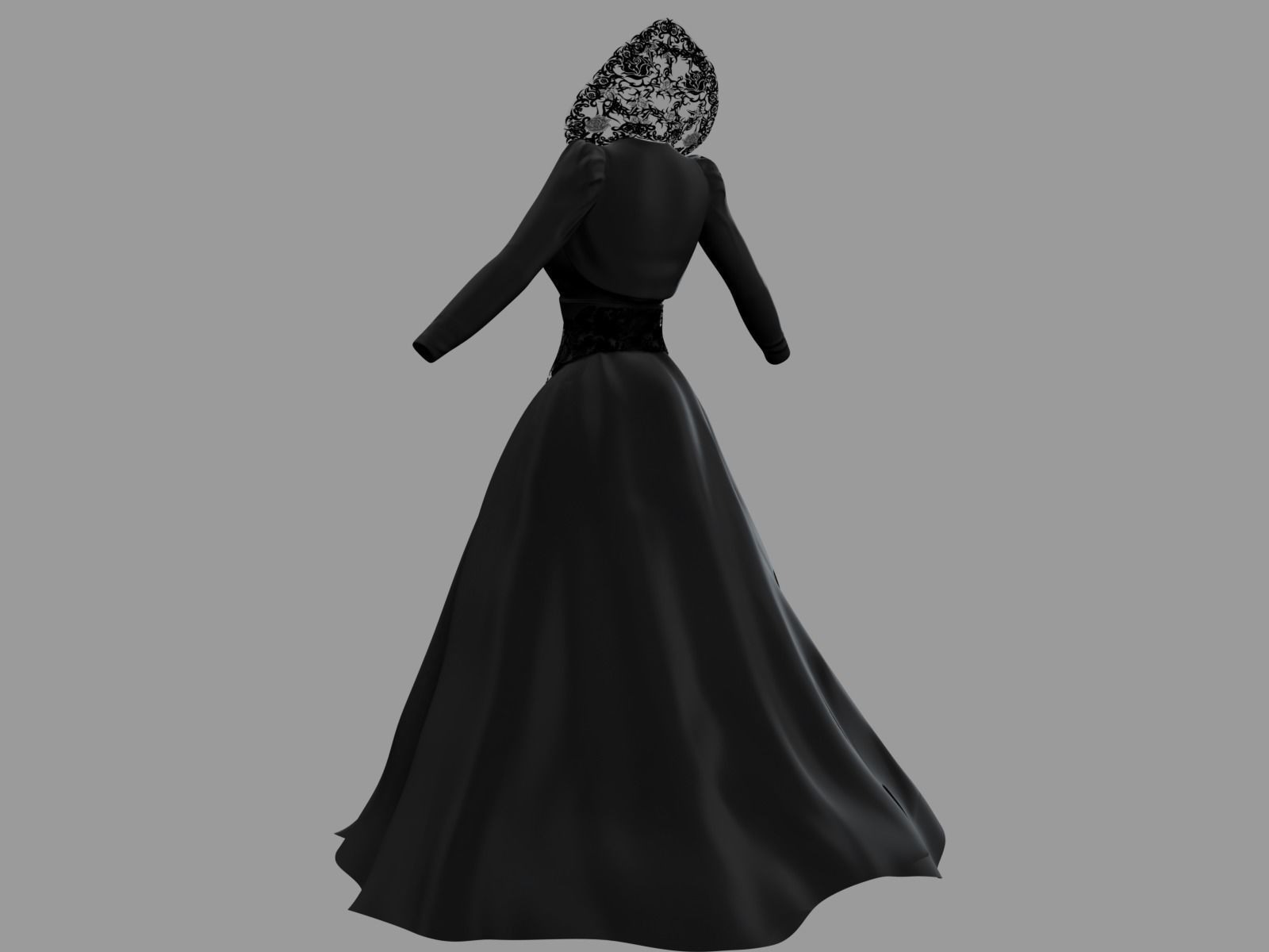 5 Victorian Gothic Dresses Collection _39