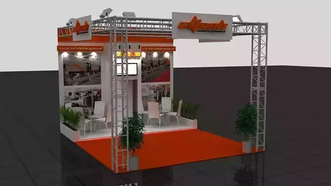 Wg Exhibition Stand 3D model