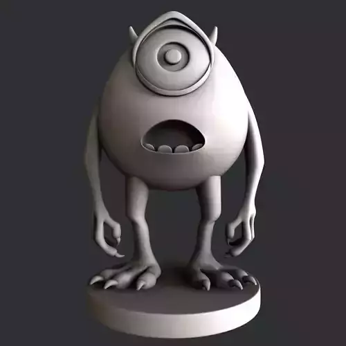 3d STL models for 3d printer  animatiob statue