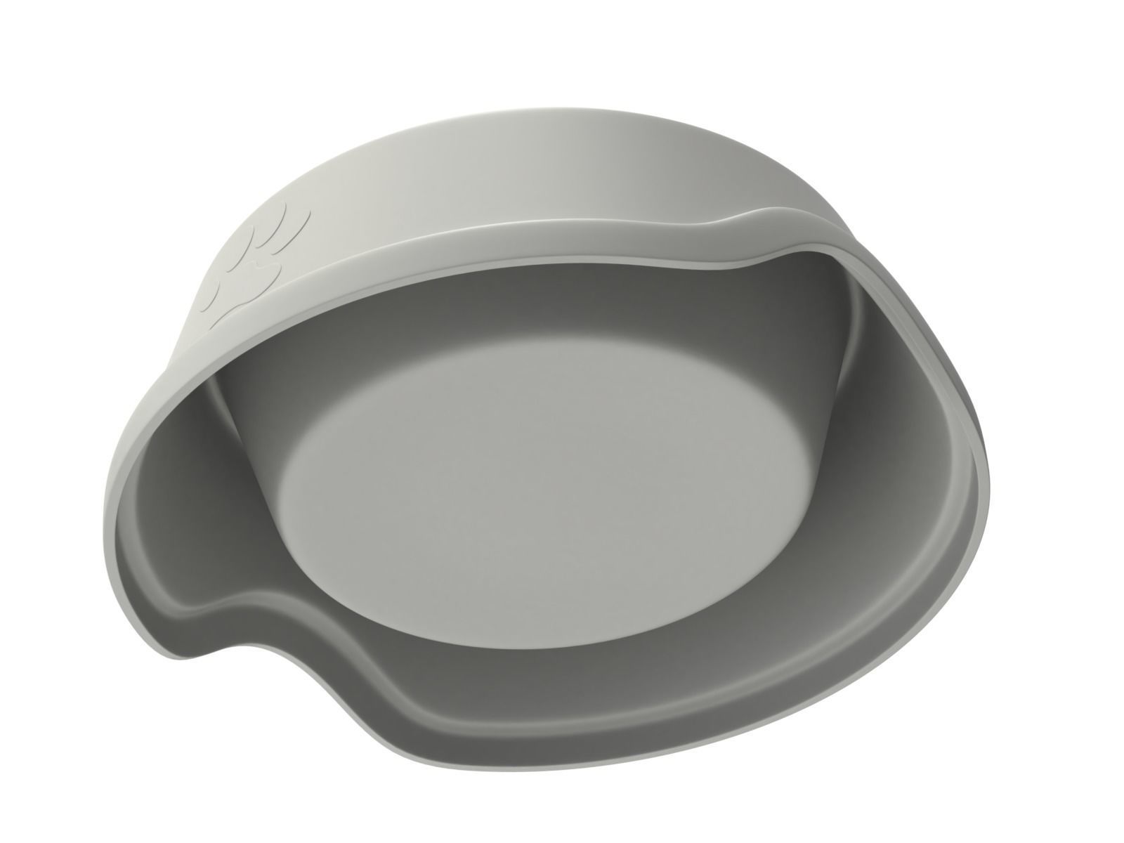 Metal and Plastic Dog Bowl 3D model_13