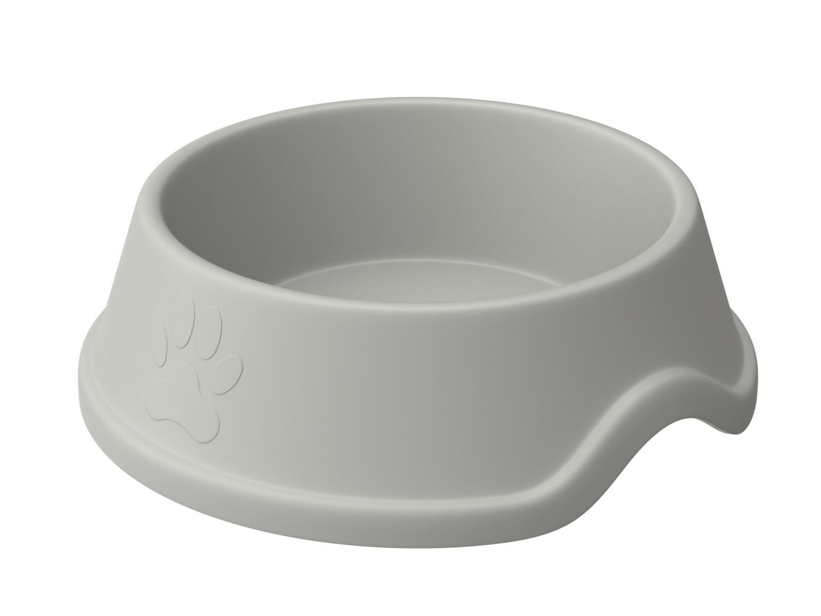 Metal and Plastic Dog Bowl 3D model_10