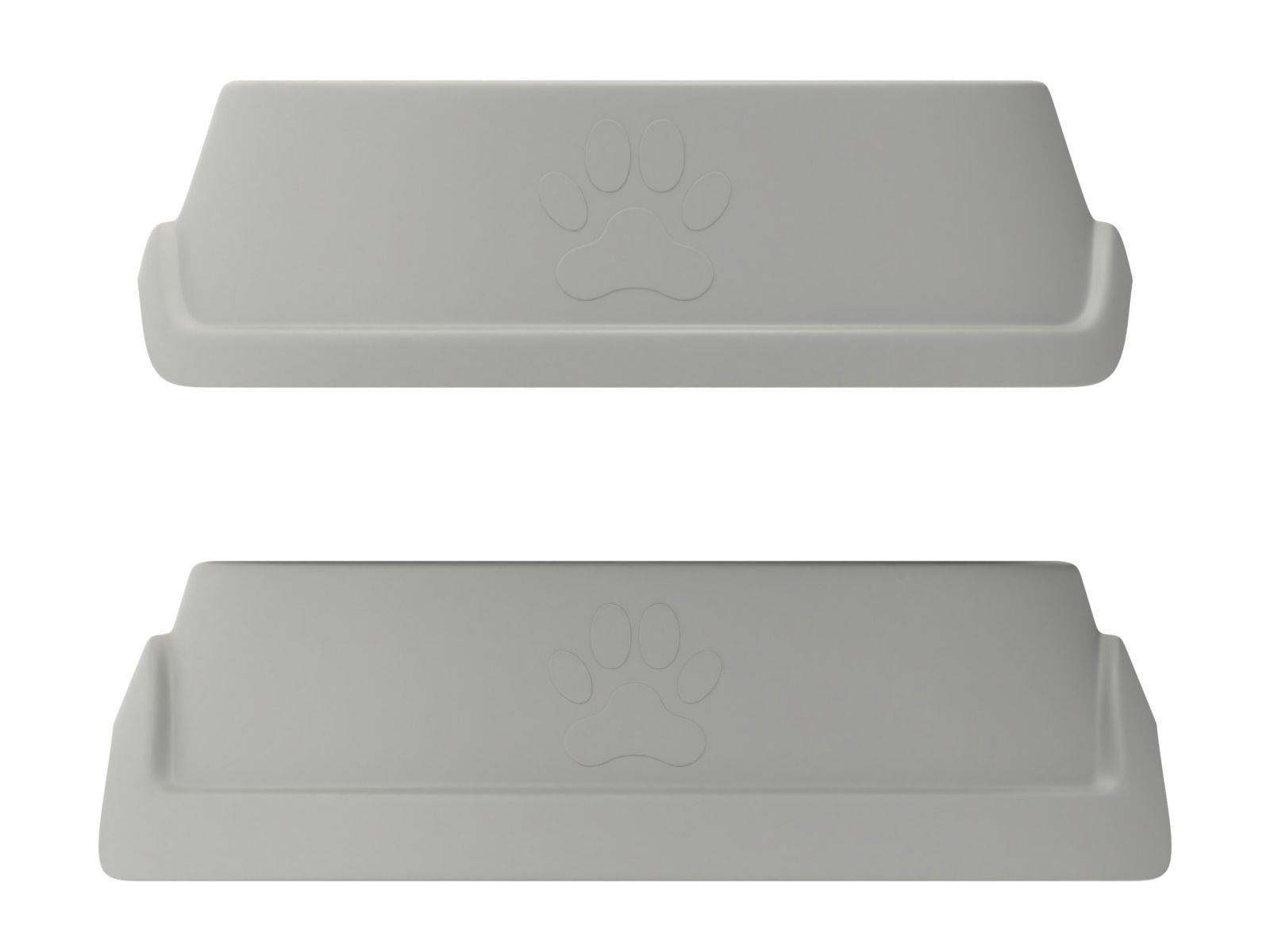 Metal and Plastic Dog Bowl 3D model_15