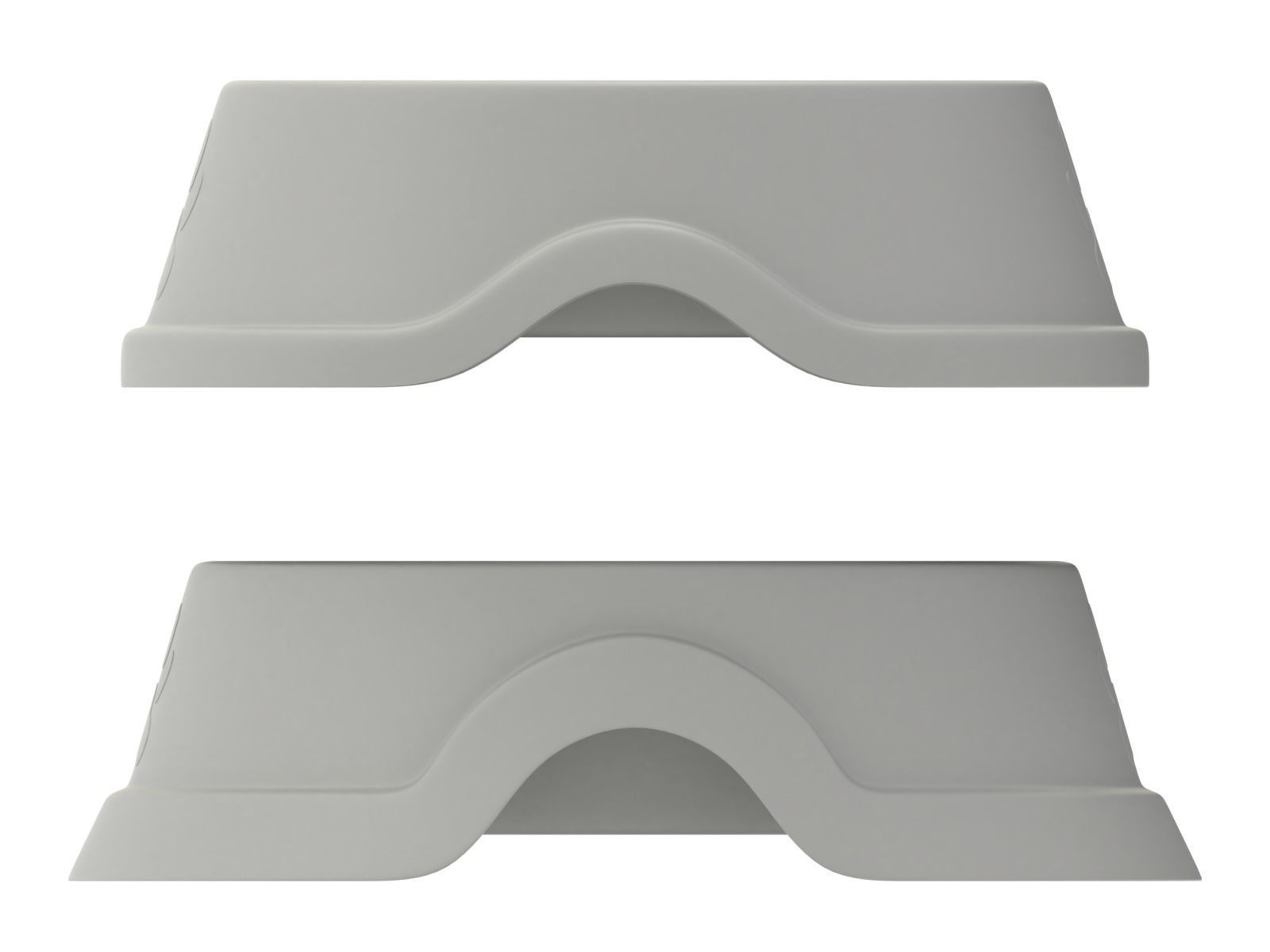 Metal and Plastic Dog Bowl 3D model_14