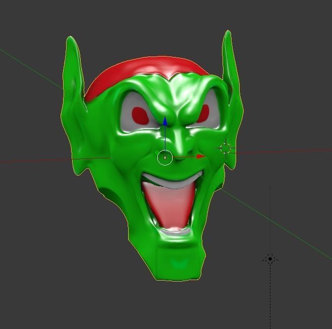 Maximum OverDrive Green Goblin Hood 3D print model_3