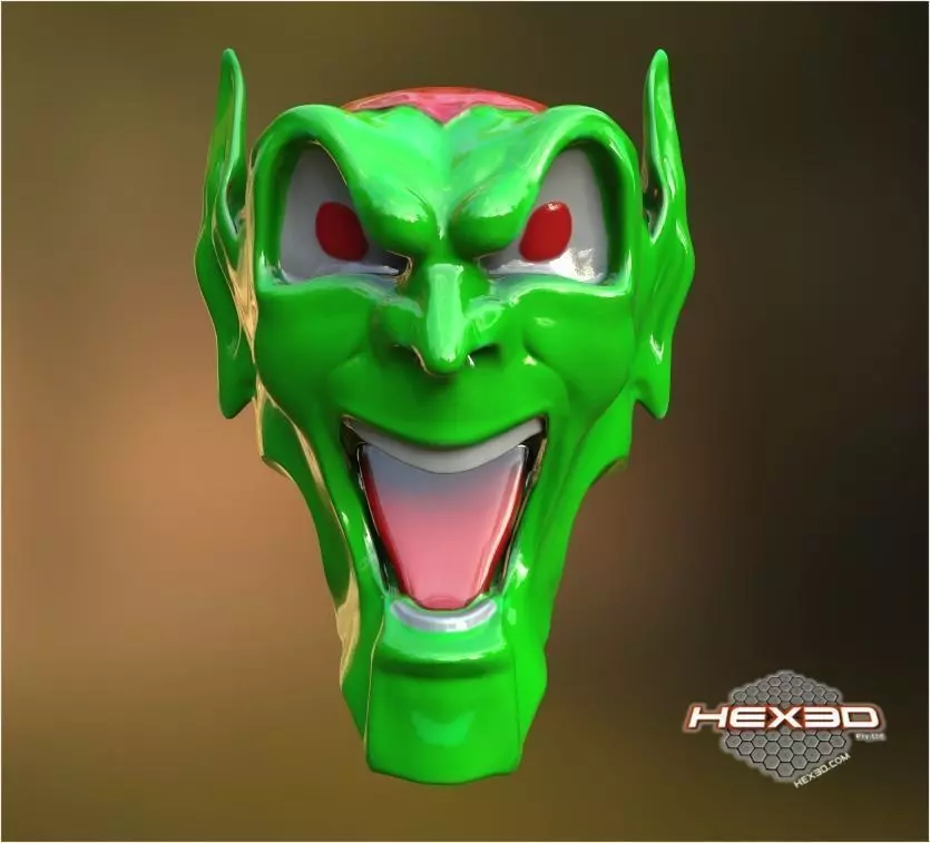 Maximum OverDrive Green Goblin Hood 3D print model_0