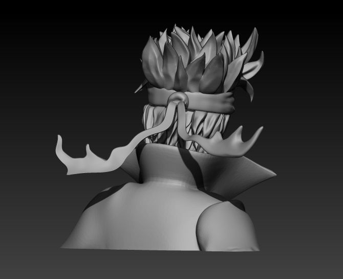 Naruto s Bust 3D print model_6