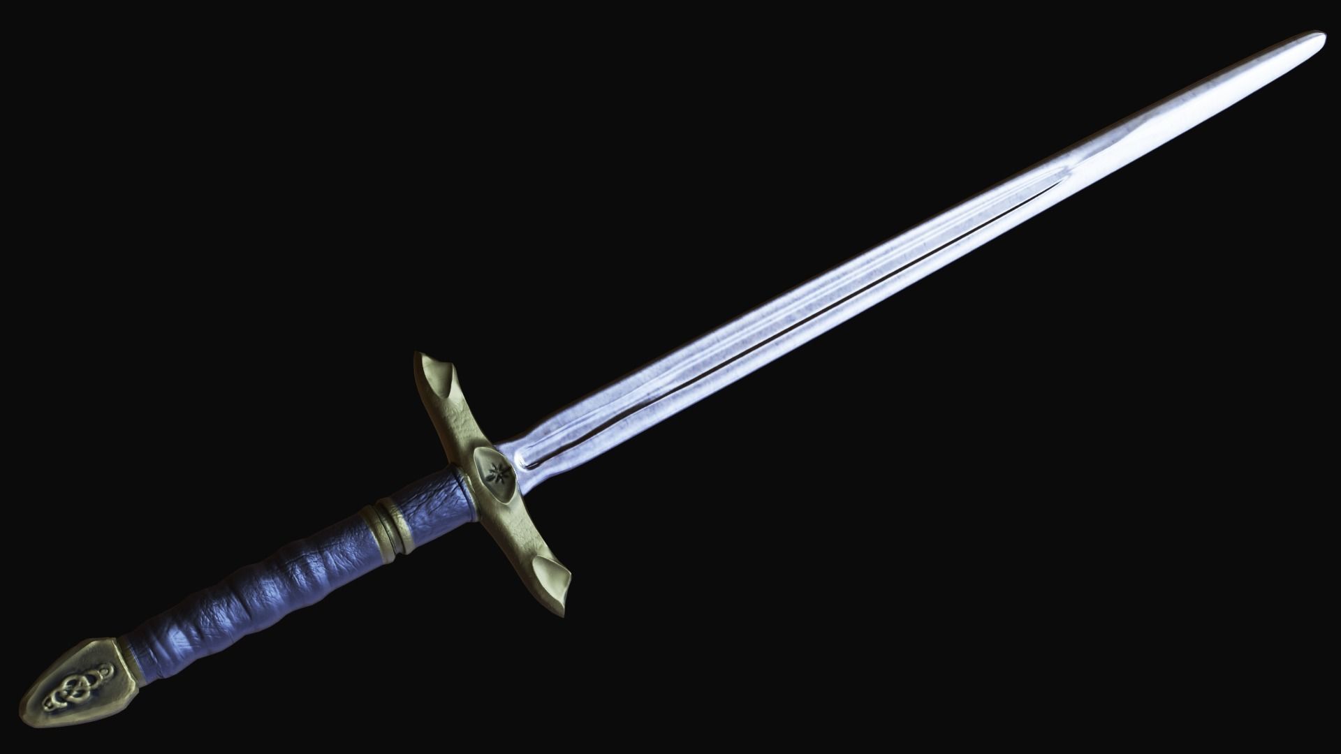 Silent Slayer Low-poly 3D model_3