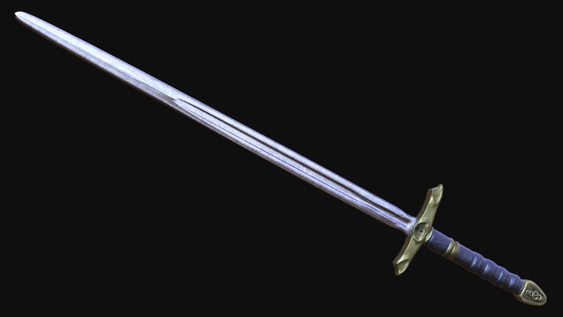 Silent Slayer Low-poly 3D model_4