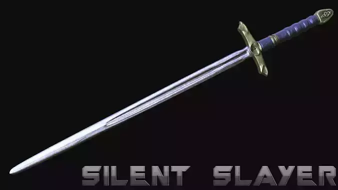Silent Slayer Low-poly 3D model