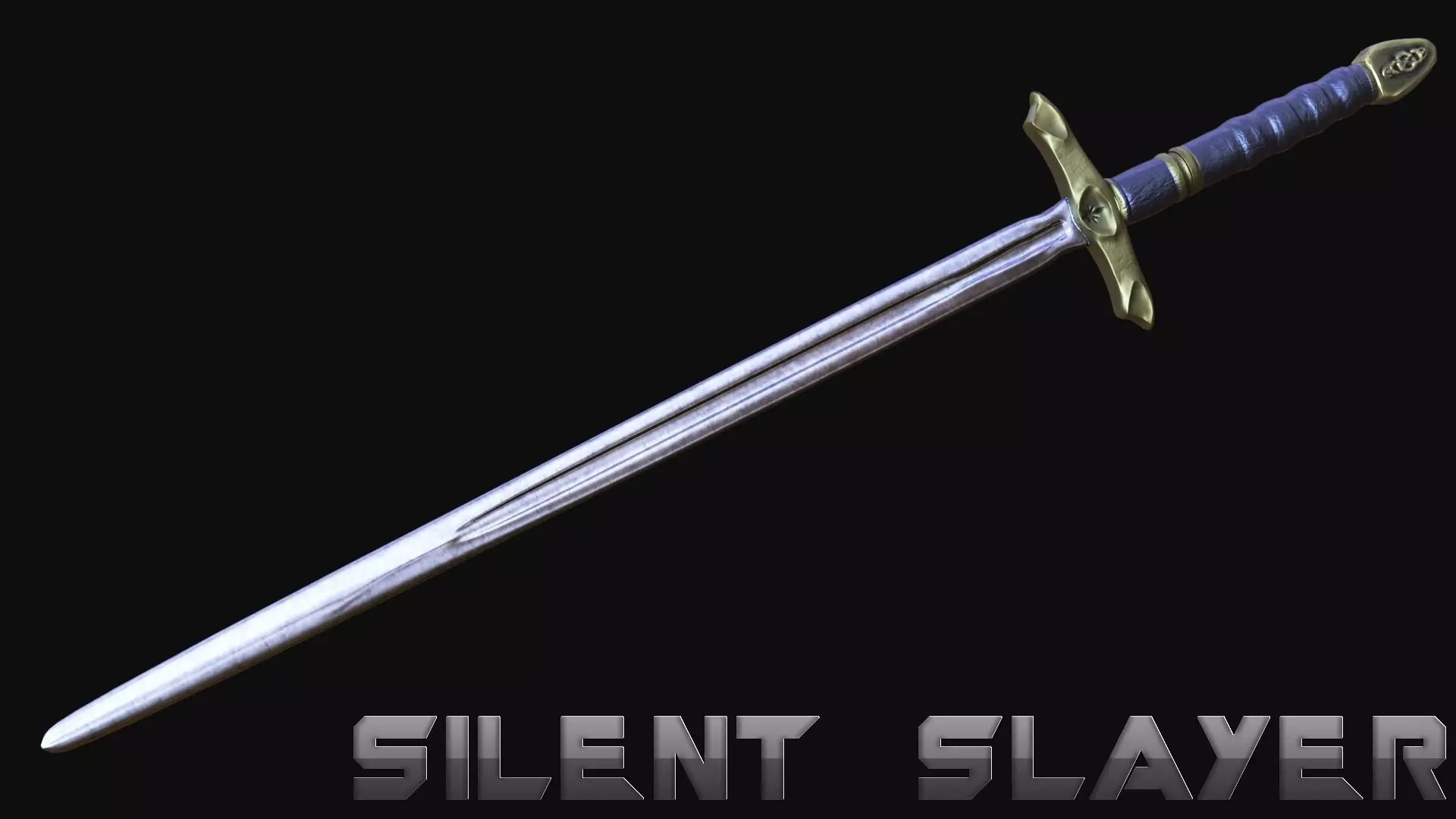 Silent Slayer Low-poly 3D model_0
