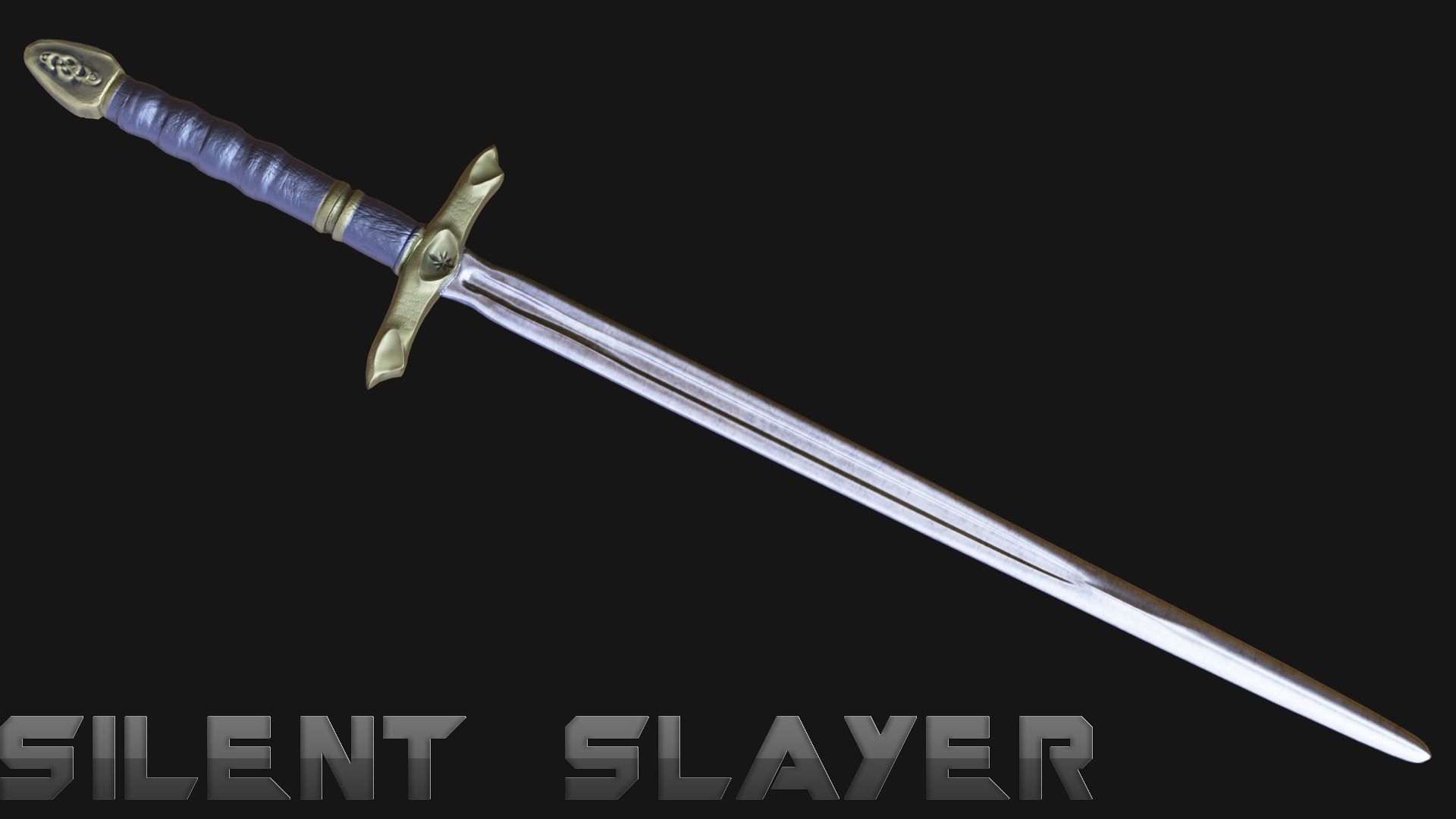Silent Slayer Low-poly 3D model_1