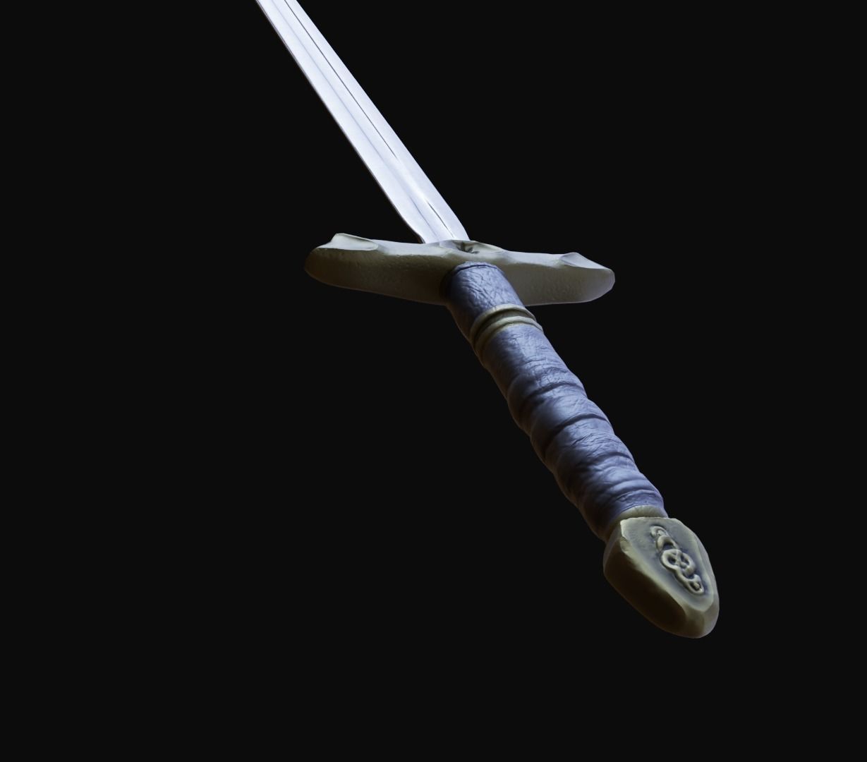 Silent Slayer Low-poly 3D model_5