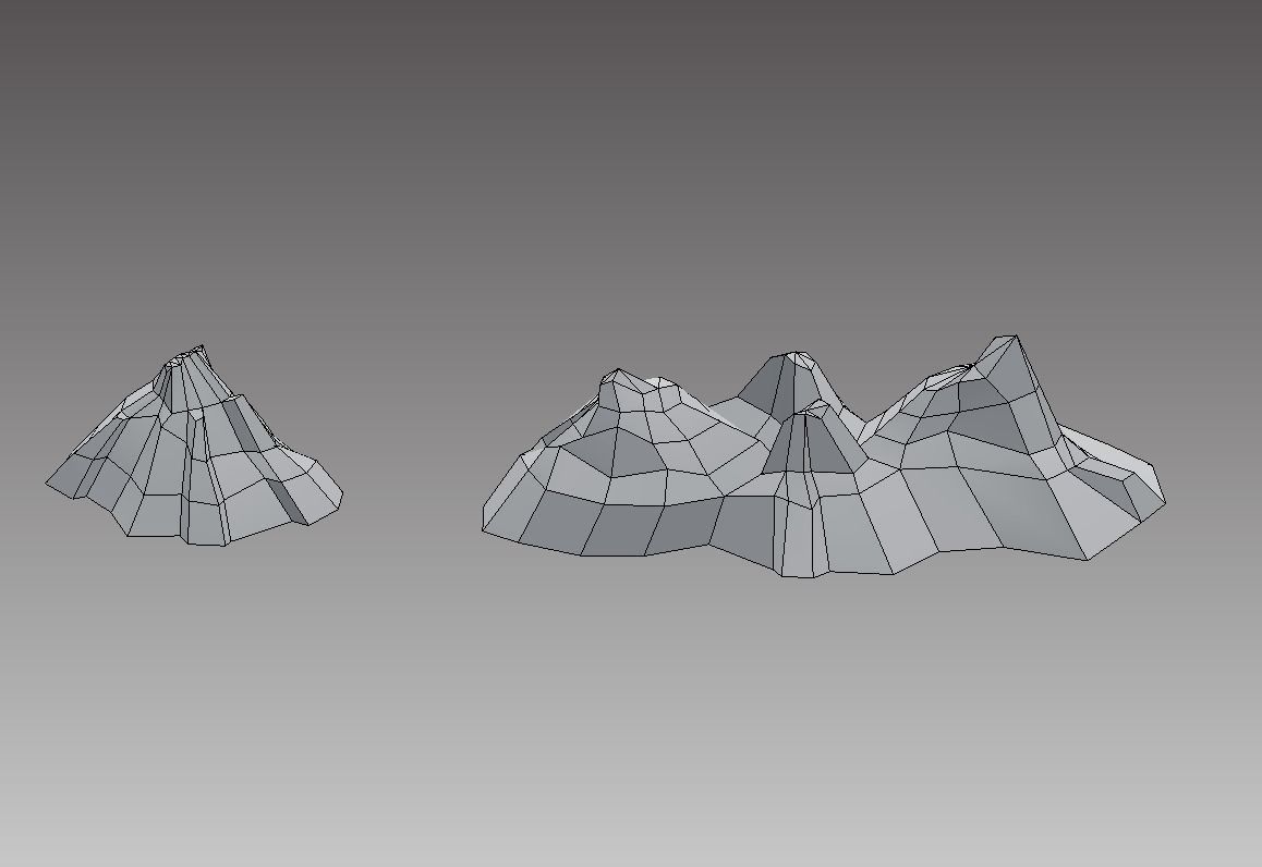 POLYArctic arctic with teepee Low-poly 3D model_14