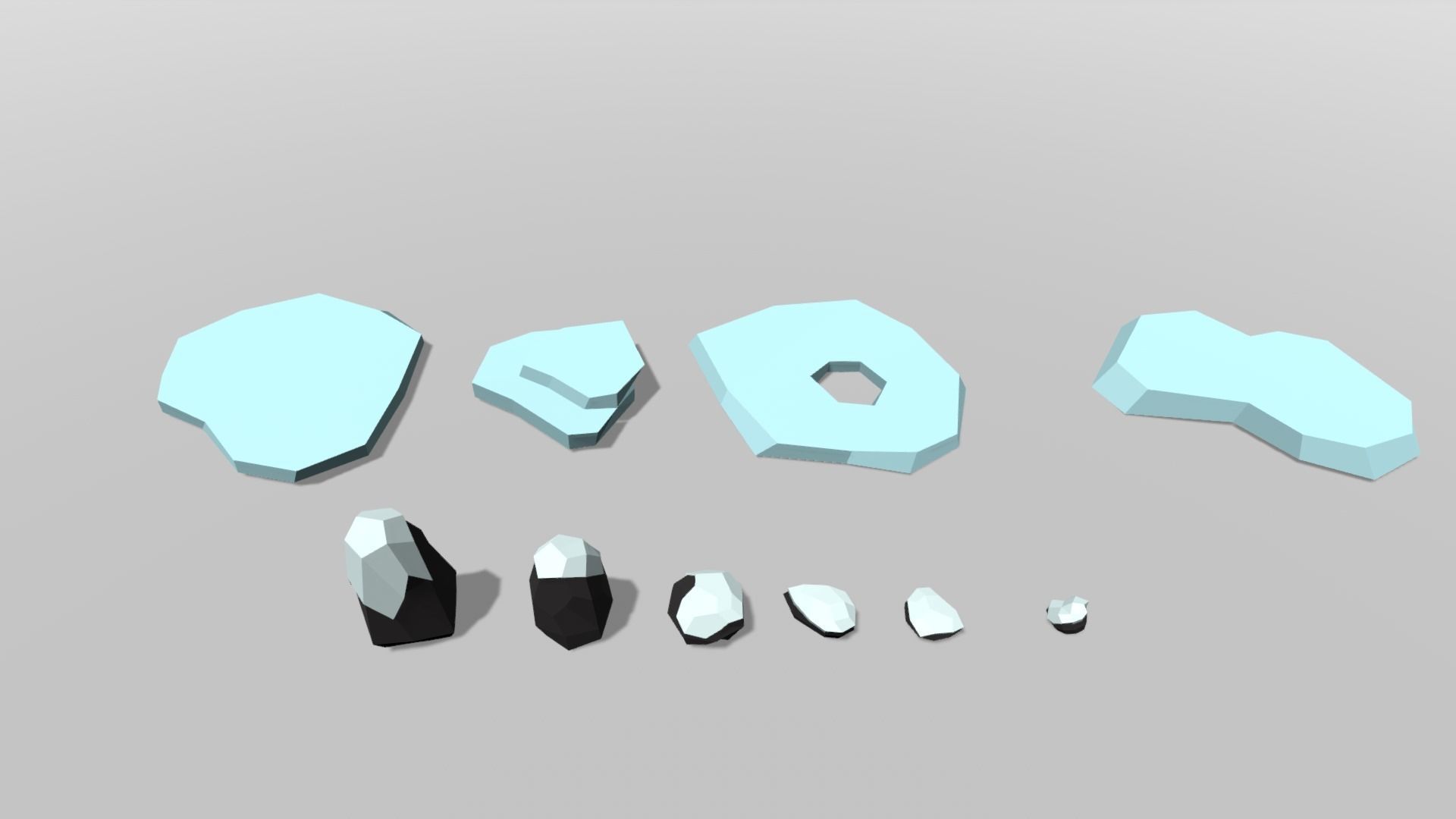 POLYArctic arctic with teepee Low-poly 3D model_4
