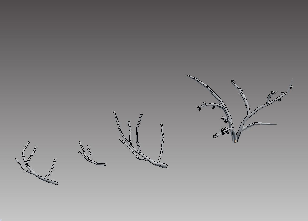 POLYArctic arctic with teepee Low-poly 3D model_9