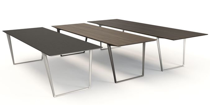 AXY Comfort Extension Desk Table 3D model