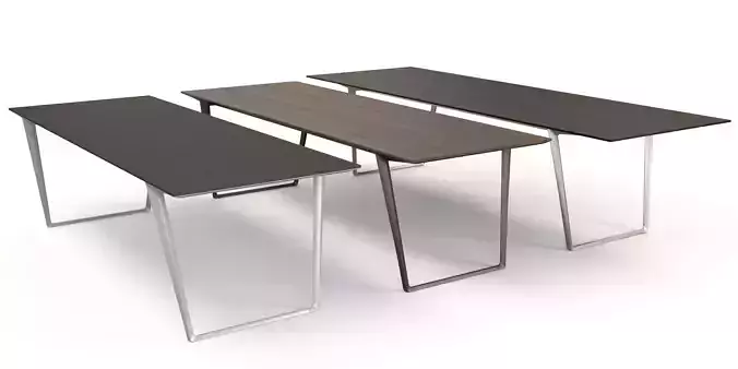 AXY Comfort Extension Desk Table 3D model