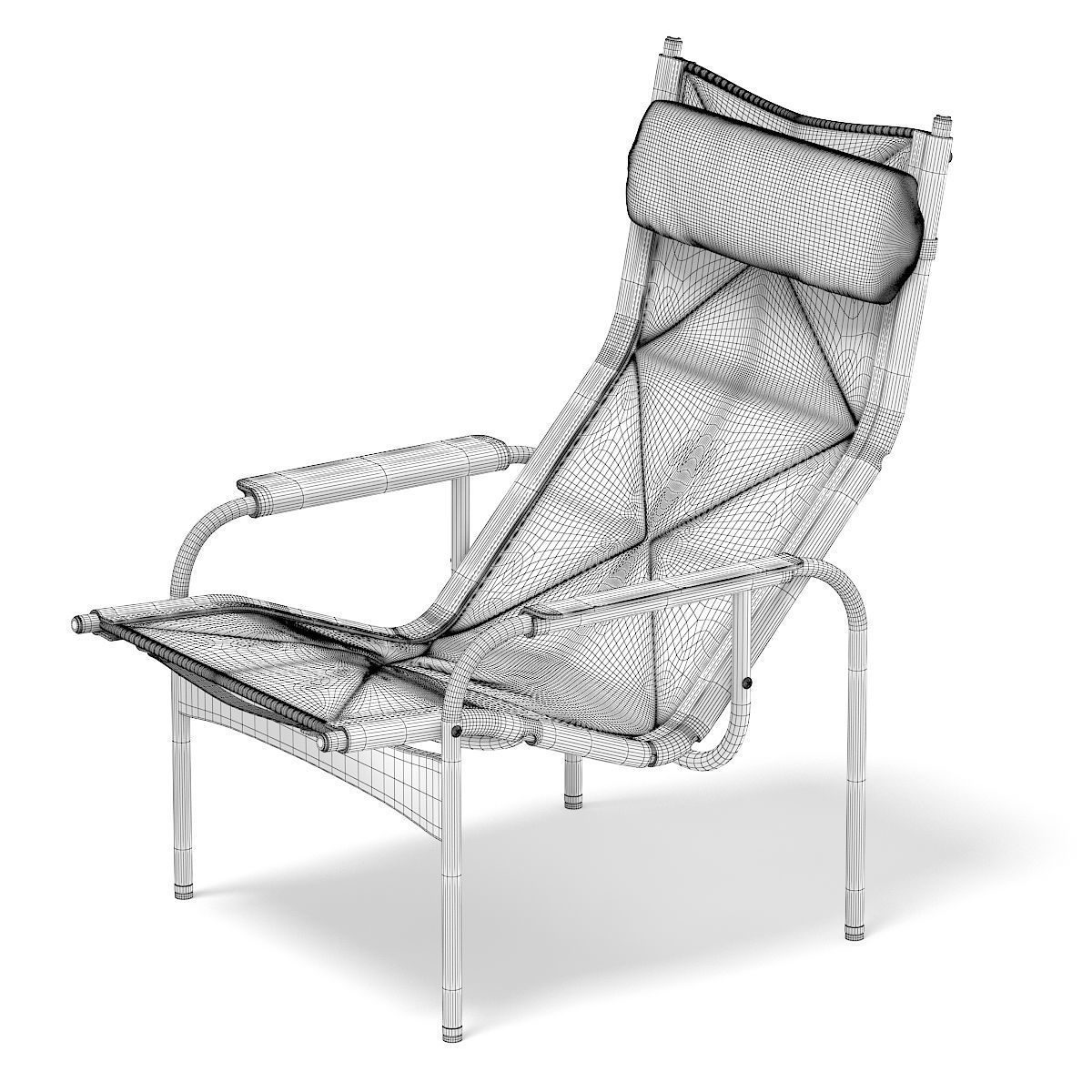 Lounge Chair 3D Model 3D model_5
