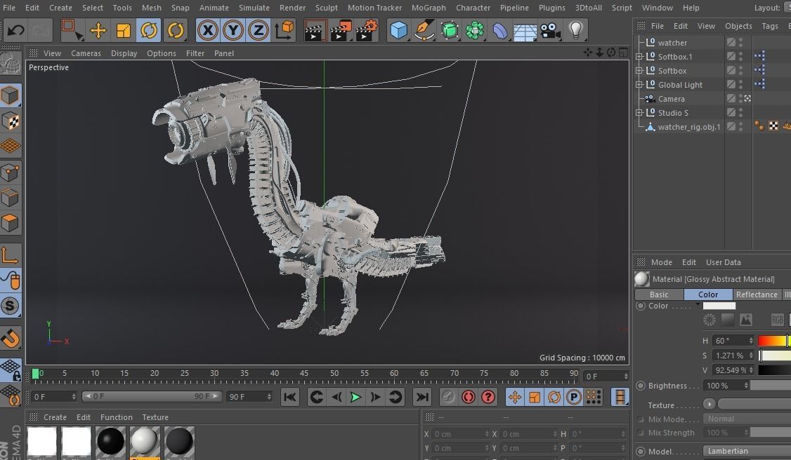 Watcher Machine 3D print model_5