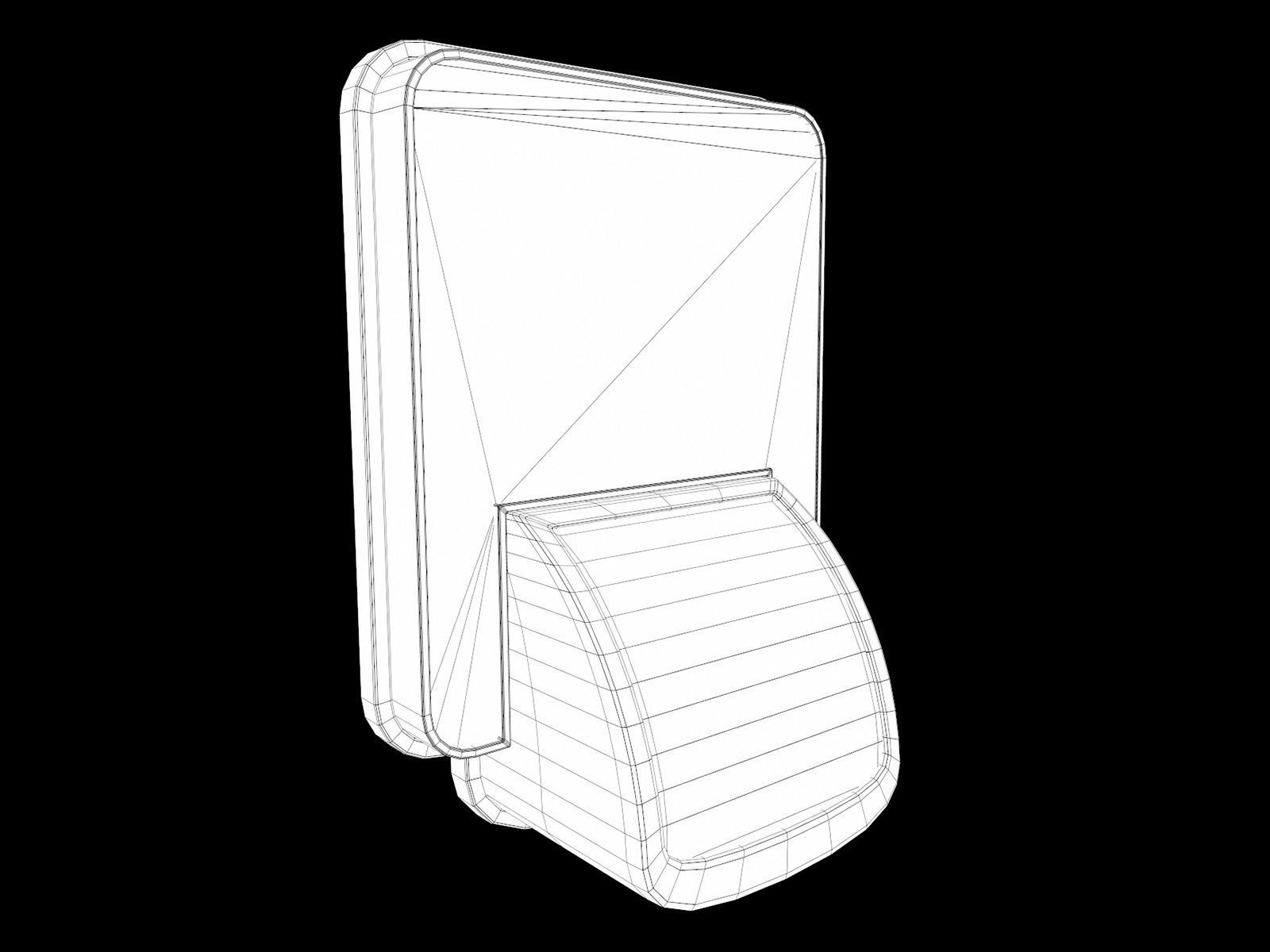 Low Poly Biometric Door Lock Low-poly 3D model_6