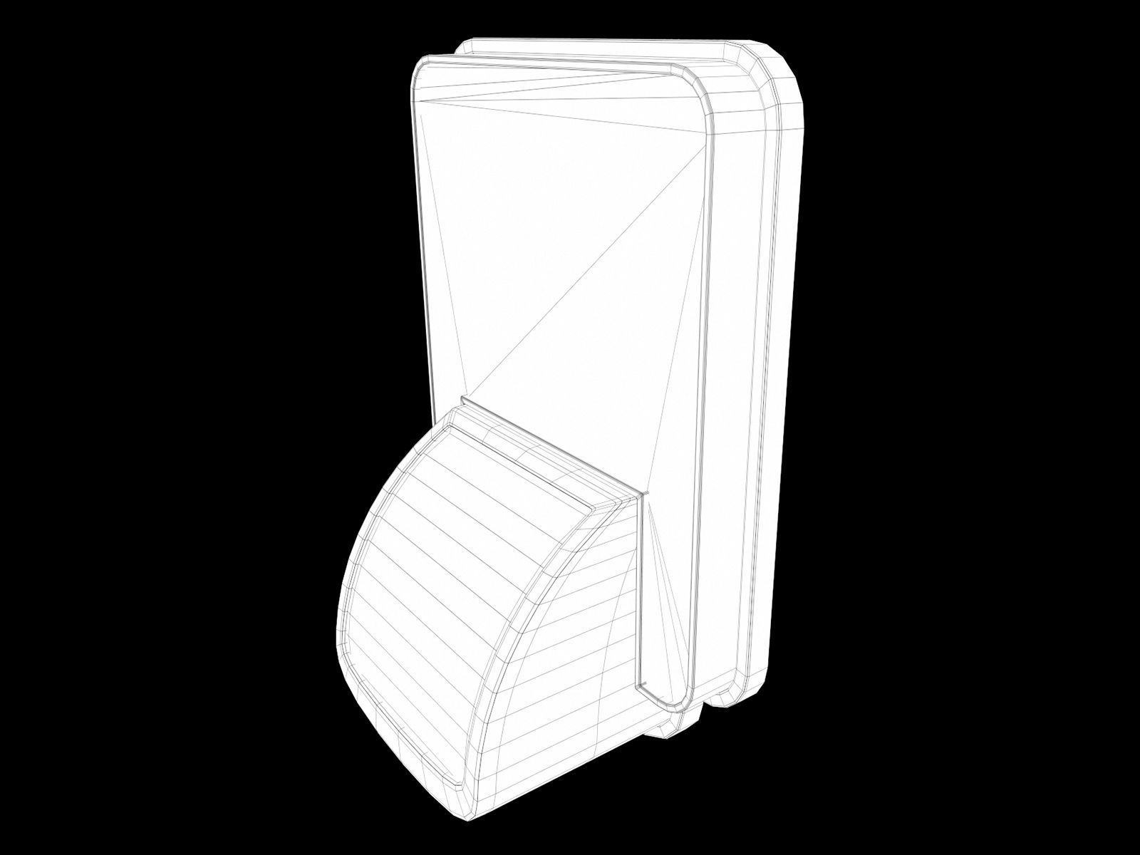 Low Poly Biometric Door Lock Low-poly 3D model_10