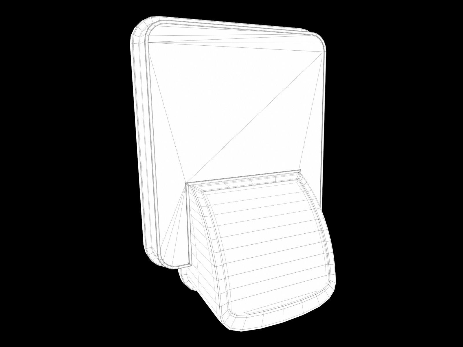 Low Poly Biometric Door Lock Low-poly 3D model_11