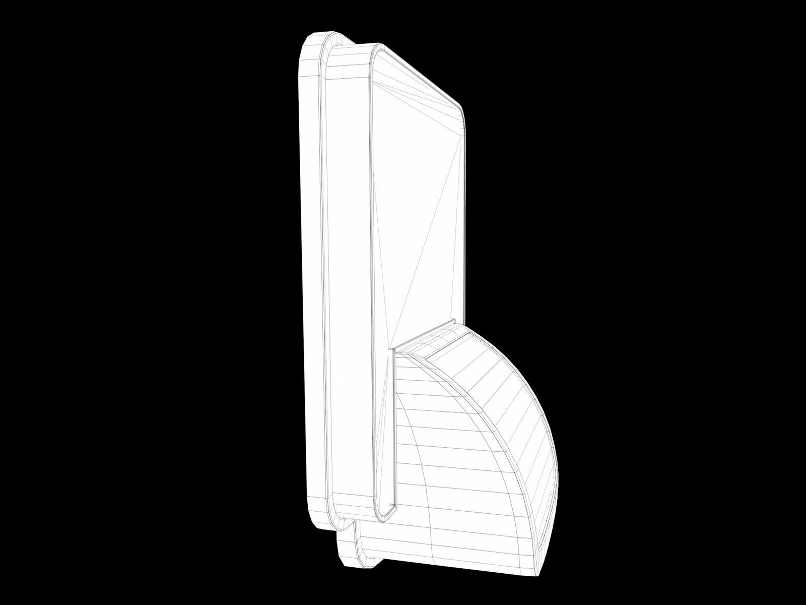 Low Poly Biometric Door Lock Low-poly 3D model_7