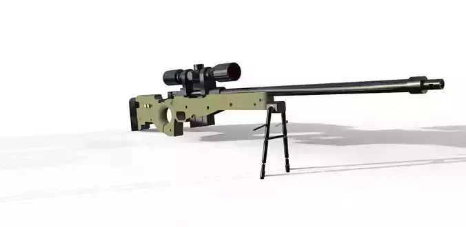 Arctic Warfare Magnum Free 3D model
