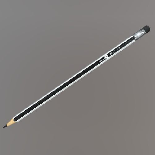 Pen 5 pencil Low-poly 3D model