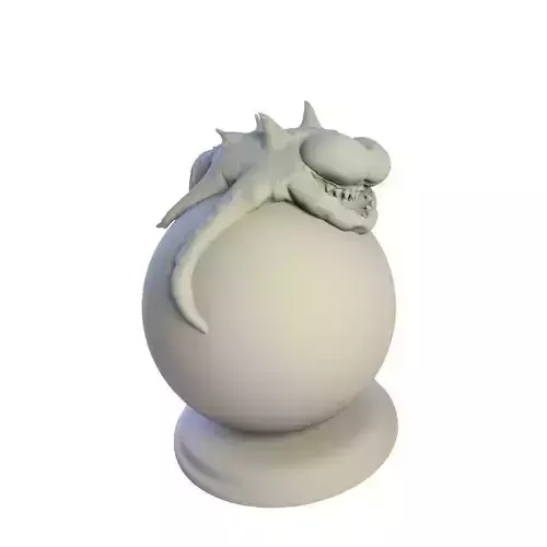 Desktop figure Crazy Lizard  3D print model
