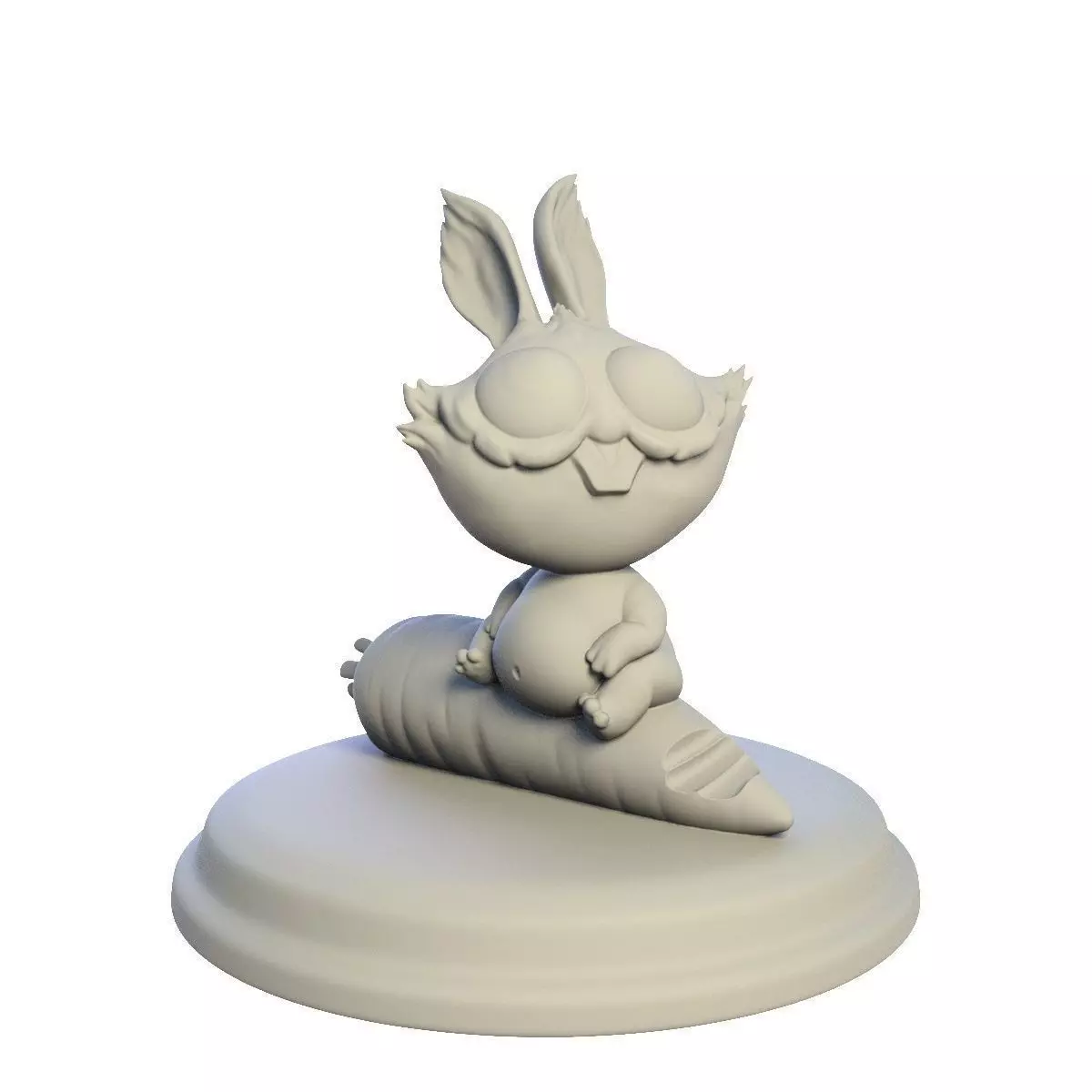 Desktop figure Rabbit 3D print model_0