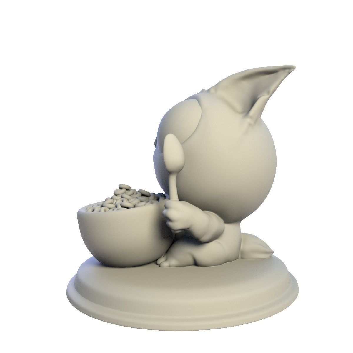 Desktop figure  Buddy and Sweet Ringlets 3D print model_3