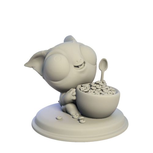Desktop figure  Buddy and Sweet Ringlets 3D print model