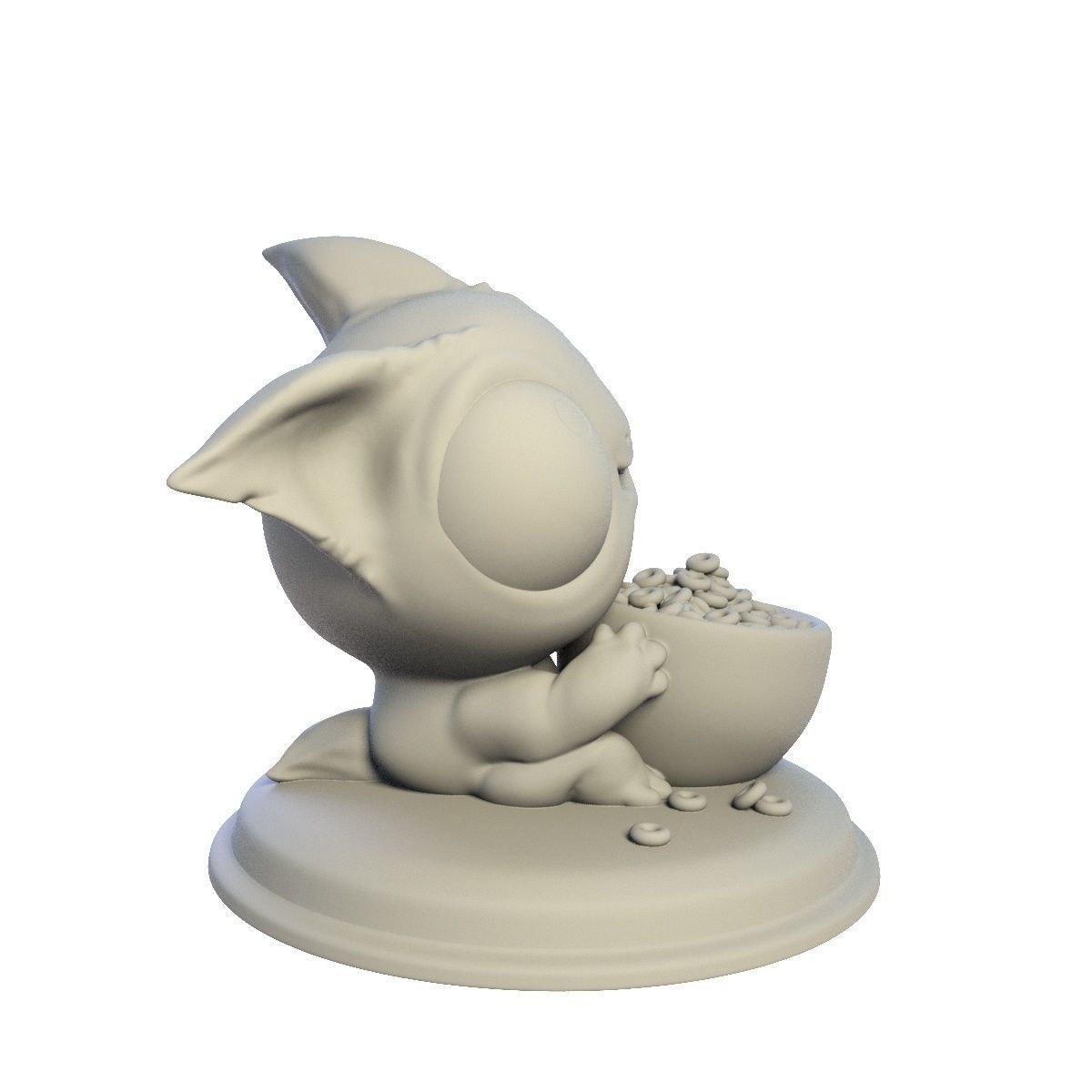 Desktop figure  Buddy and Sweet Ringlets 3D print model_5