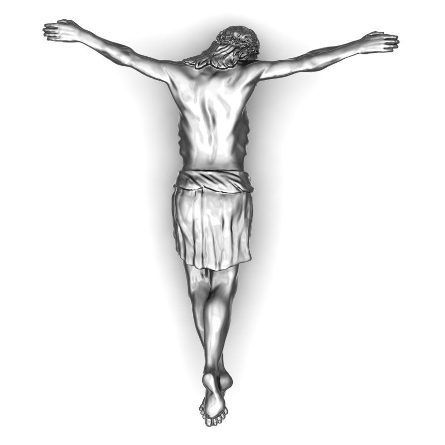 Crucifix 3D print model_4