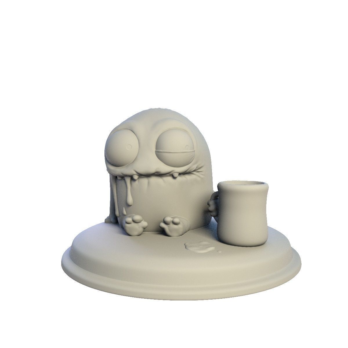 Desktop figure   Sweet Hot Chocolate 3D print model_2