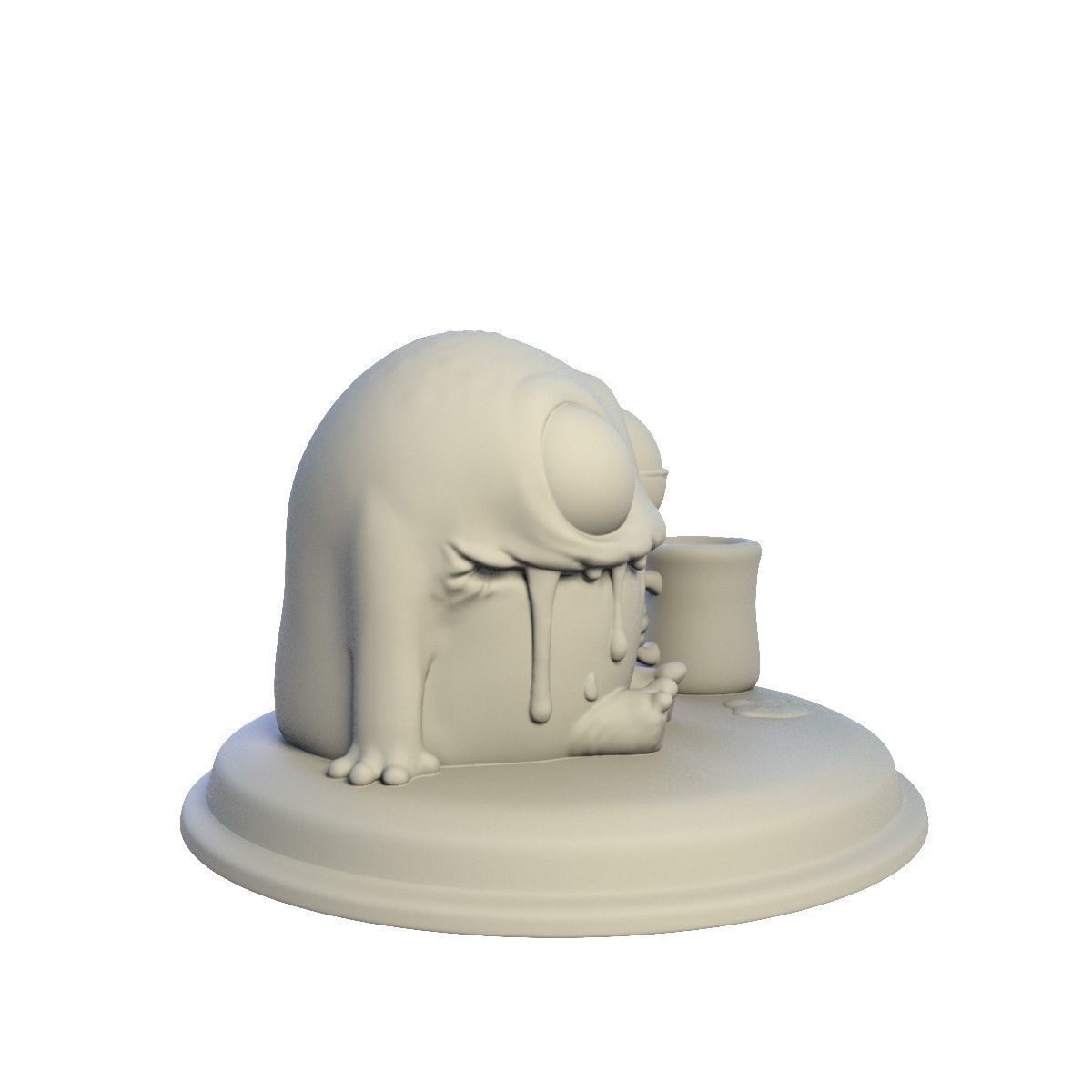 Desktop figure   Sweet Hot Chocolate 3D print model_5