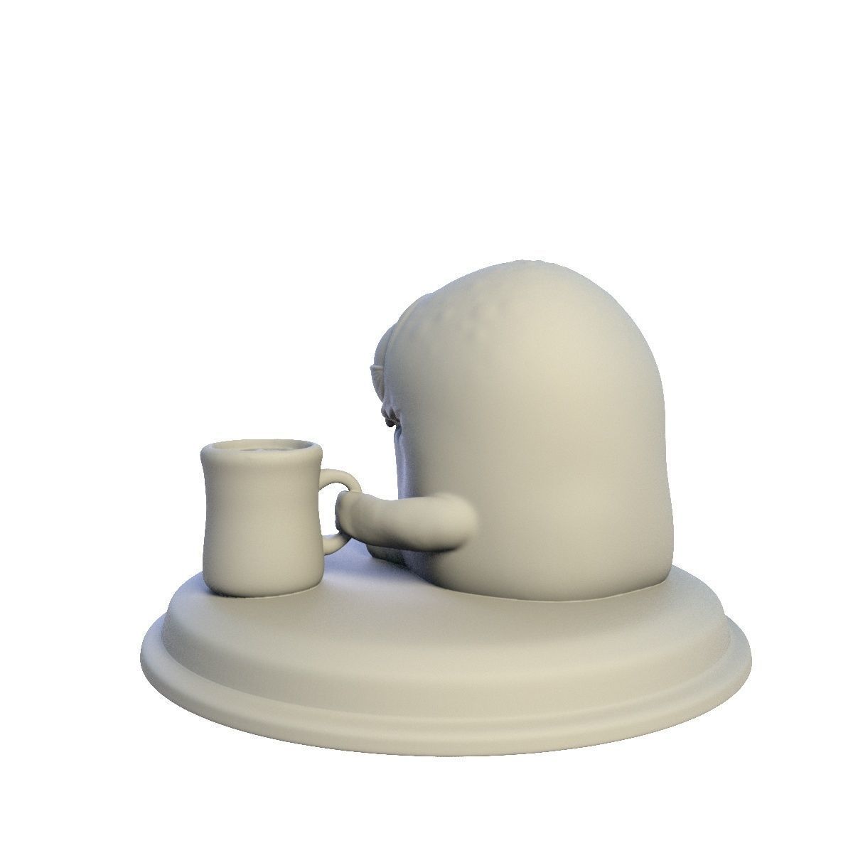 Desktop figure   Sweet Hot Chocolate 3D print model_3