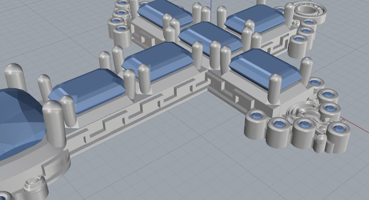 cross pendant 3D print model_8