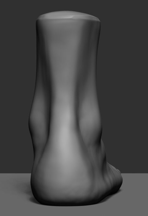 Foot v2 3D model_4