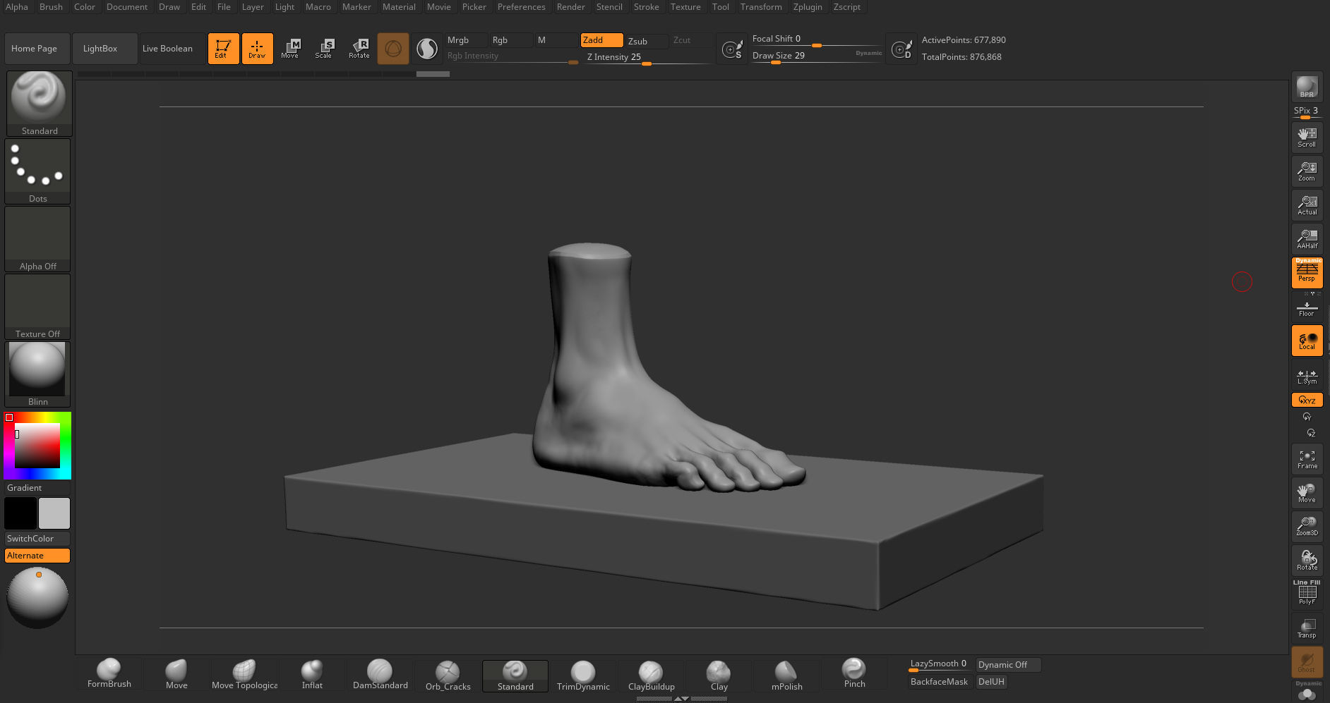 Foot v2 3D model_7