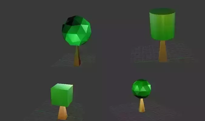 simple unnatural tress