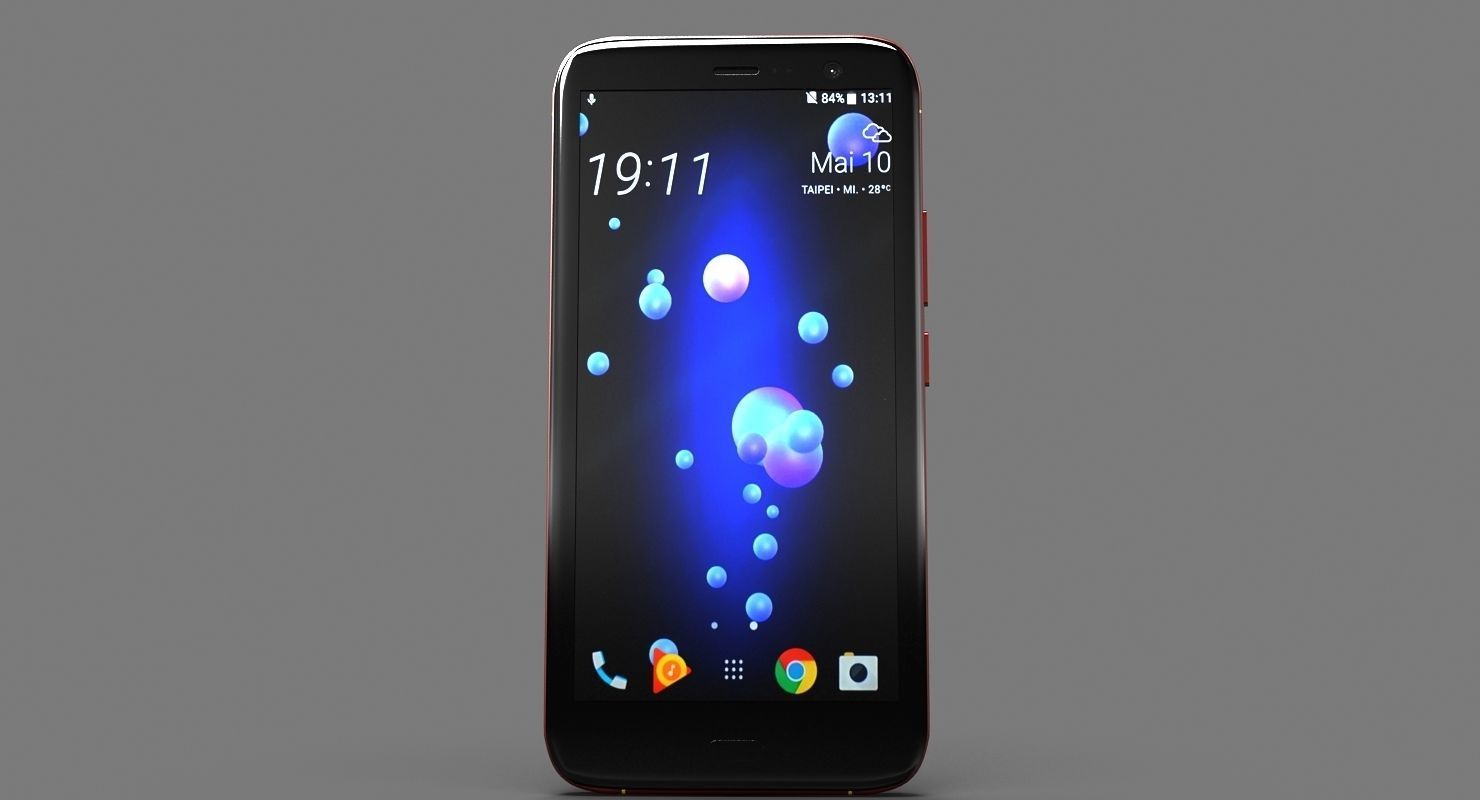 Htc u11 3D model_2
