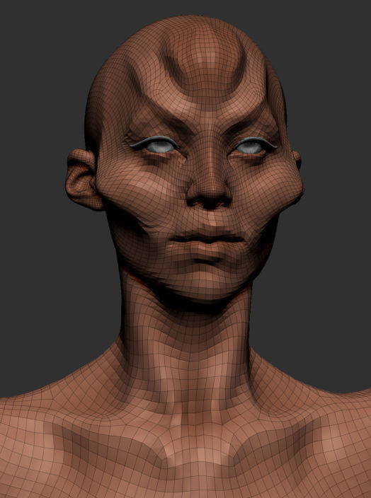 Female Creature 3D model_5