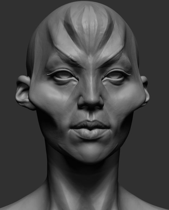 Female Creature 3D model_4