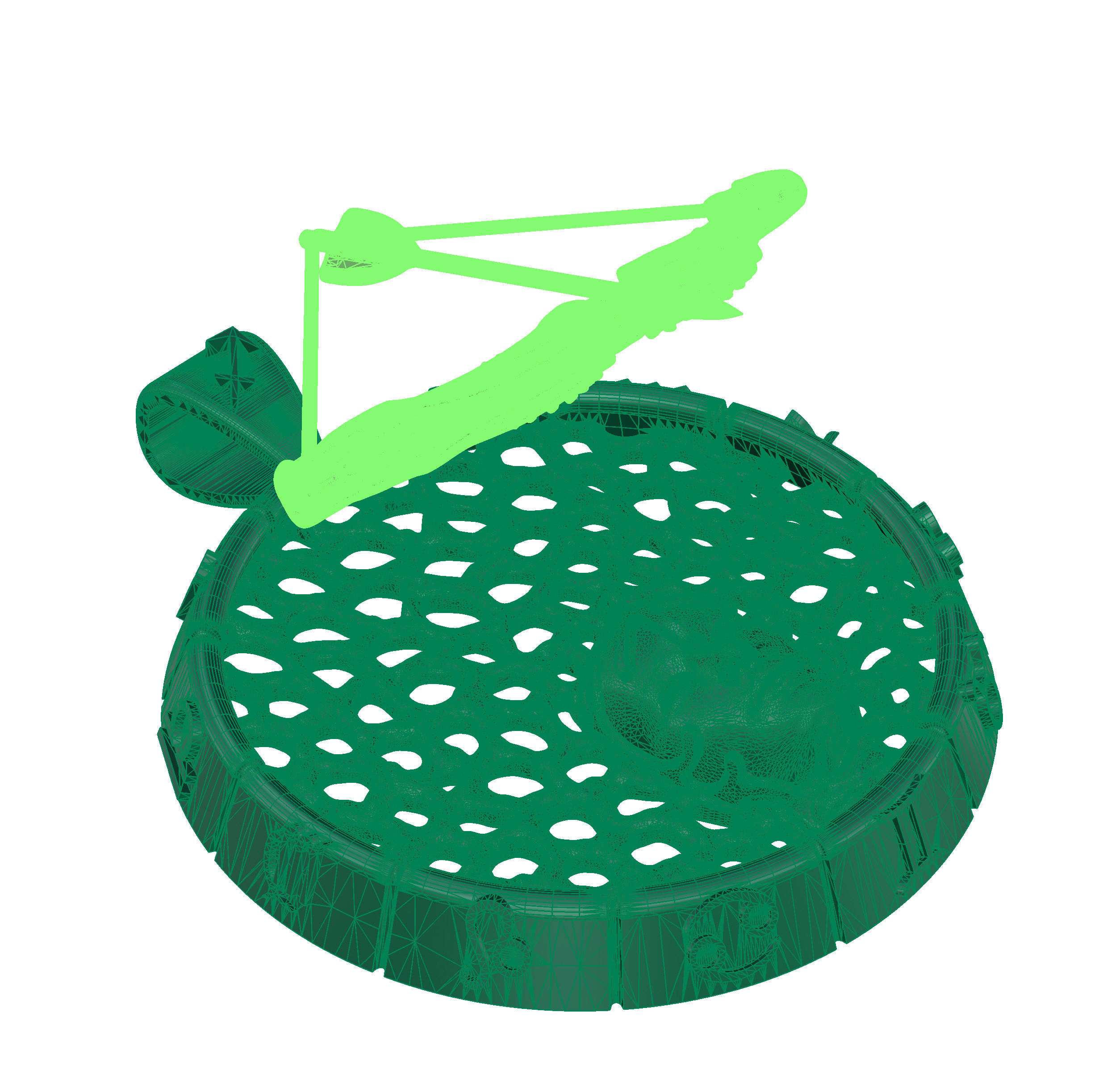 Pendant Zodiac sign Sagittarius 3D print model_8