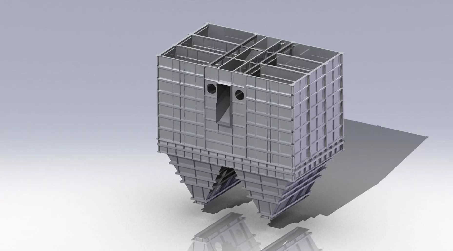 Filter with bunker Free 3D model