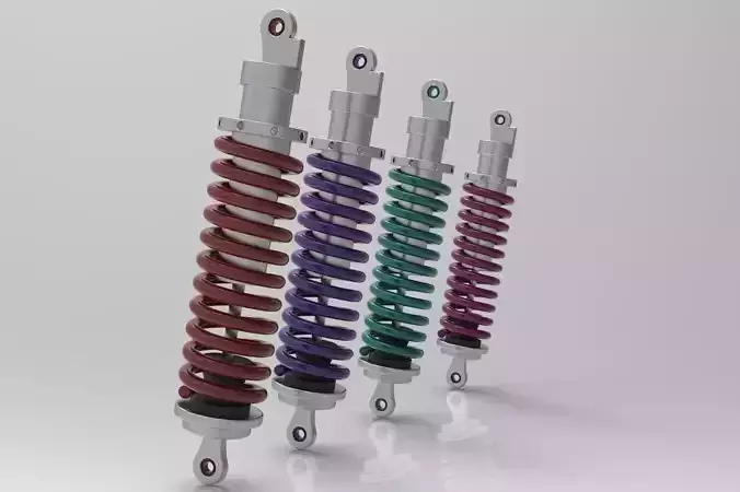 auto shock 3D model